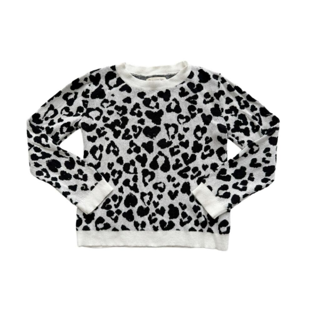 Tucker + Tate Monochrome Animal Print Sweater Size 4